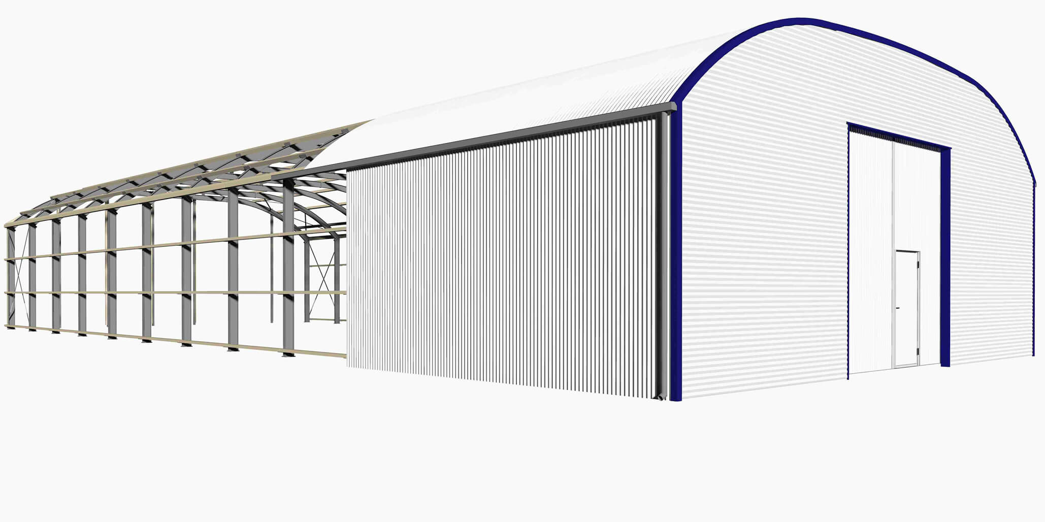 Our system.... Half curved building